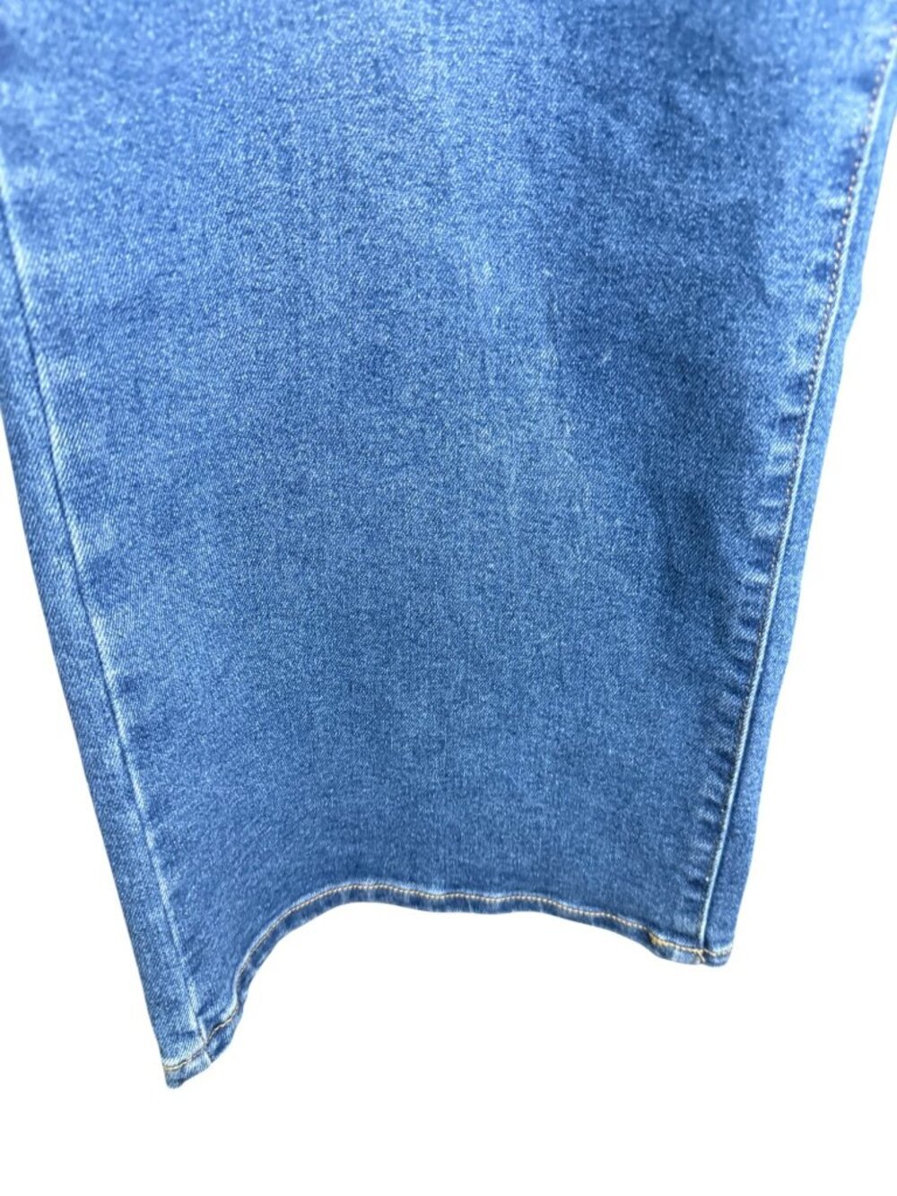 Express Wide Leg High Rise Jeans Size 16 Blue Denim 71% Cotton Blend NWT - Picture 2 of 7